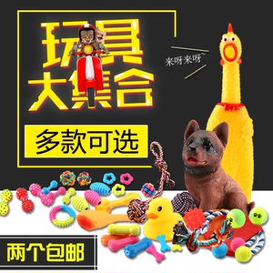 狗狗玩具耐咬磨牙发声尖叫泰迪比熊金毛玩具球幼犬惨叫鸡宠物用品宠物发声玩具