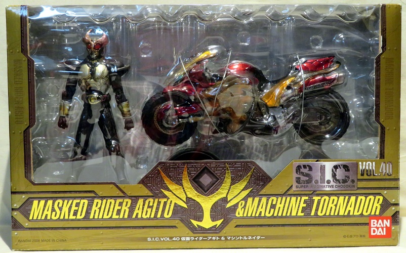 i.c sic 极魂 40 shf 假面骑士阿极陀 agito 摩托车