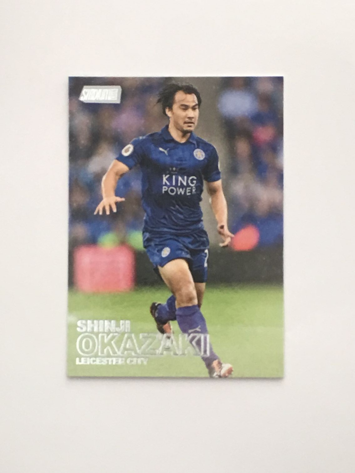 【topps】2016英超sc球星卡 普卡 冈崎慎司 莱斯特城