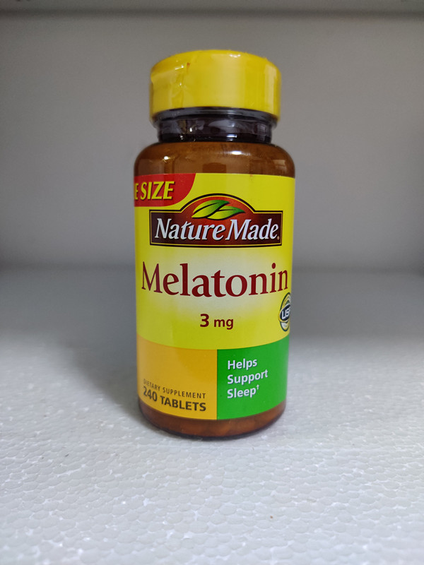 美国nature made melatonin 莱萃美 褪黑素 改善睡眠3mg*240片