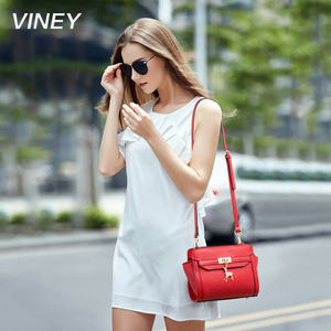 Viney2017新款女包百搭单肩斜挎包韩版小鹿包简约翅膀个性小包包单肩女包