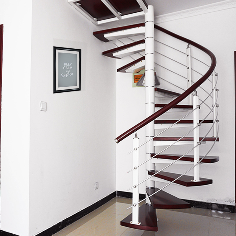 旋转楼梯整体楼梯钢木楼梯阁楼楼梯复式楼梯定制室内楼梯厂家直销