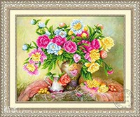 艾云妮-钻石画十字绣烛光少女最贴钻风铃草艾