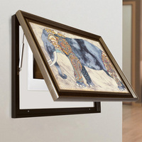 海纯手绘欧式有框画客-框挂画面包房面馆壁画