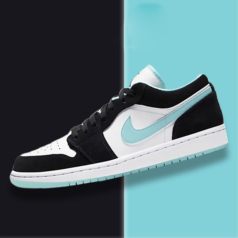 nike air jordan1 low乔aj1郭艾伦薄荷绿3m反光篮球鞋cq9828-131