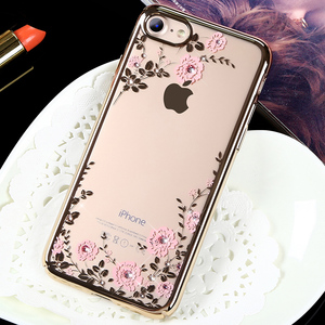 金缔斯苹果7plus手机壳黑色七奢华水钻iphone7防摔套创意潮牌女8iPhone手机壳