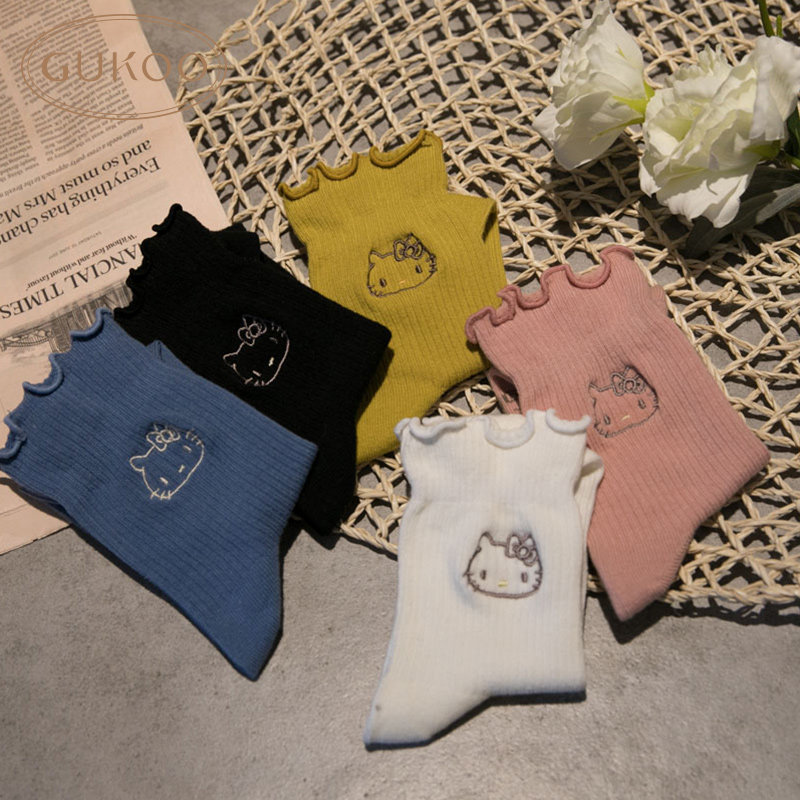 kitty夏袜子批发 kitty夏袜子尺寸 kitty夏袜子穿搭 推荐 淘宝海外