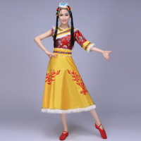 女装藏族舞蹈表演服-藏族演出服广场舞蹈服蒙