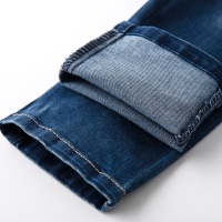 秋儿童牛仔裤修身中大-女童春秋韩版修身弹力