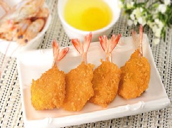 黄金面包蝴蝶虾 油炸休闲小吃速食食品 半成品菜美食 170g*4袋装