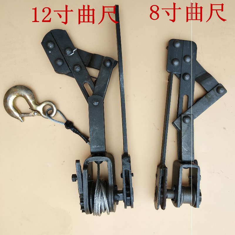 葡萄架紧线机虎头紧线器钢丝收紧器大棚手动钢丝绳拉线曲尺紧线钳