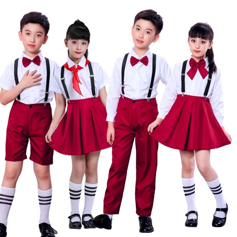 儿童感恩的心手语大合唱服中小学生红歌汇演演出服舞蹈表演服