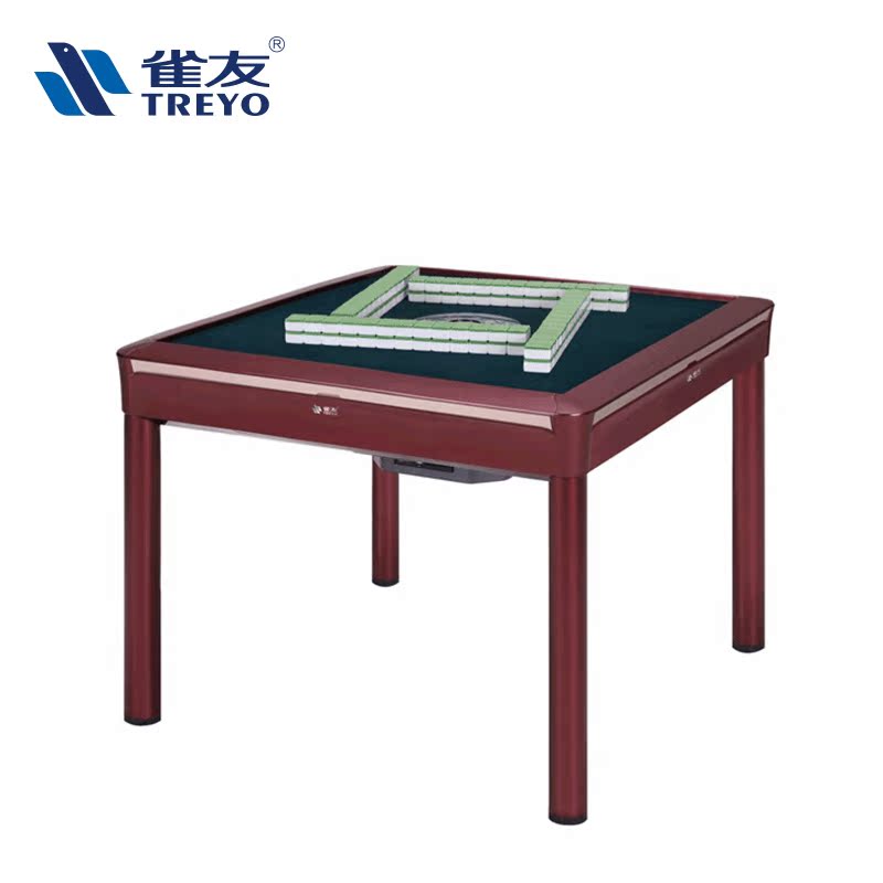 雀友全自动麻将机上牌usb折叠麻将桌餐桌两用过山车机麻可定制