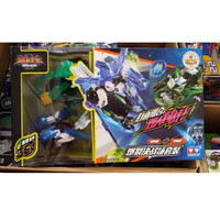 爆裂飞车2代玩具正版套装决斗钢翼战龙激流帝