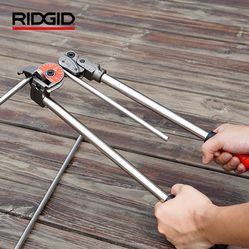 里奇弯管器美国ridgid工具进口仪表管铁管不锈钢管铜管手用弯管机