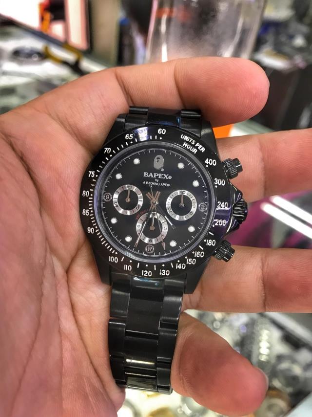 caelus猿人士黑鬼手表腕表bape 5月bapex type 3迪通纳手表腕表