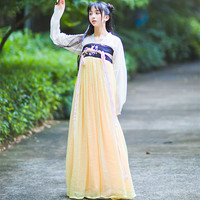 齐胸襦裙下裙-服打版 齐胸襦裙下裙 汉伊人汉服