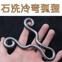 金属户外弹弓440C手工冷弯不锈钢弹弓藏羚羊