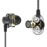 YINJW S1双动圈单元HIFI音乐DIY运动耳机入耳