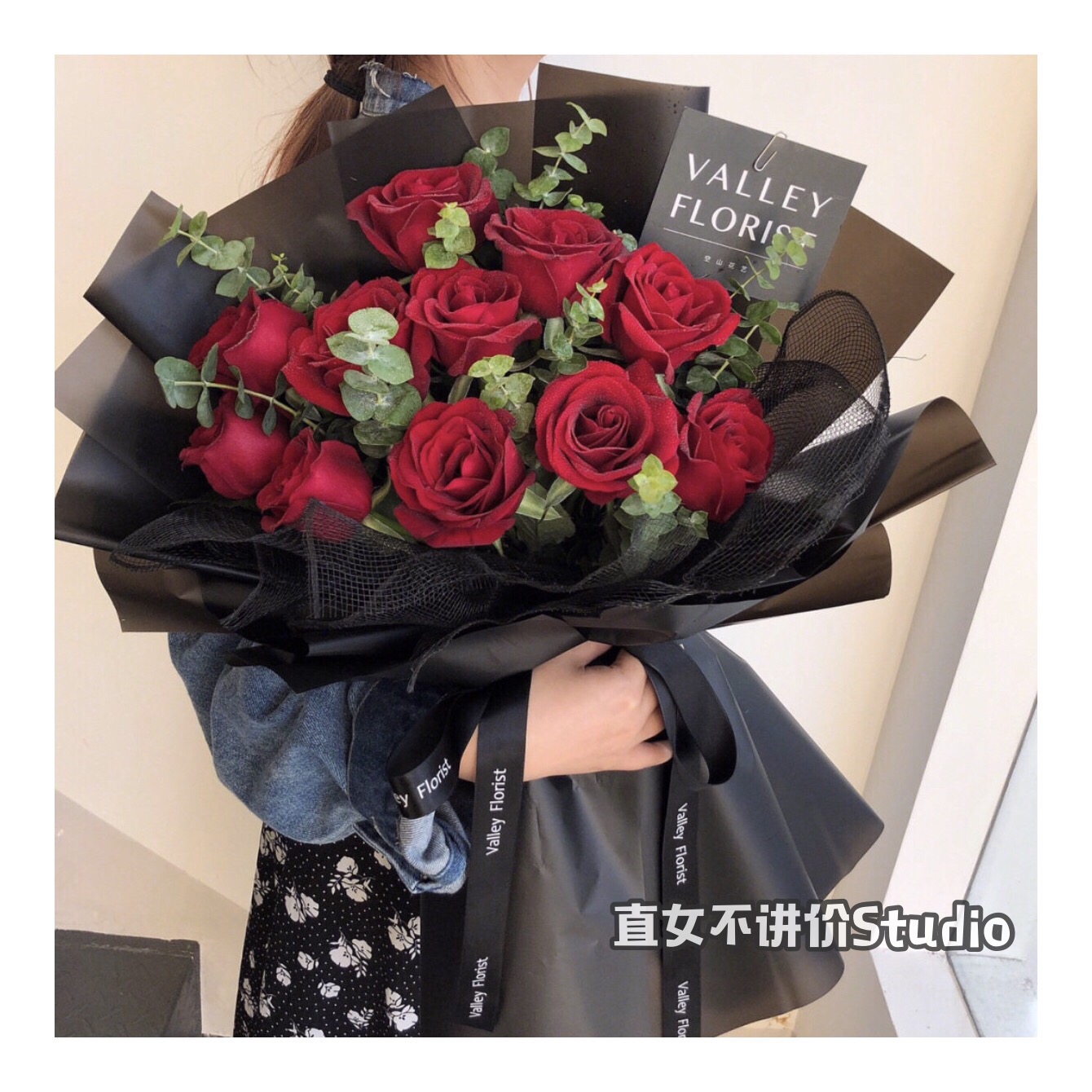 11朵红玫瑰花束生日鲜花速递北京上海广州深圳成都杭州西安同城送