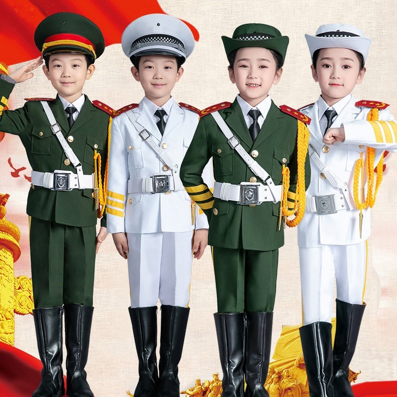 儿童鼓号队服装中小学生仪仗队升旗手幼儿园升国旗班护旗手仪