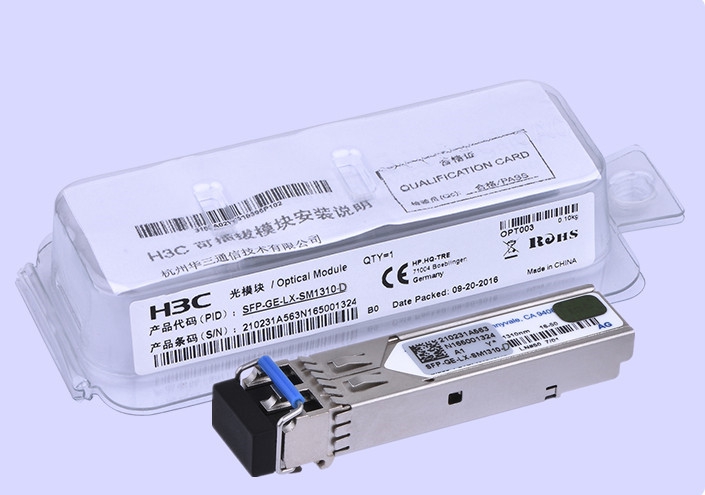 h3c sfp-ge-lx-sm1310-d(-a)华三千兆单模 10km lc 1310nm 光模块