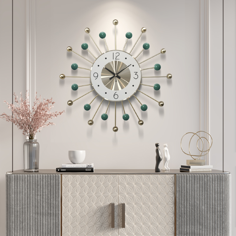 钟表挂钟客厅北欧创意时钟大气静音现代简约挂钟时尚艺术挂墙钟表