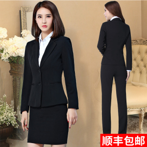 春秋职业装女装职业套装女套裙OL西服西装套装女士正装面试工作服职业装