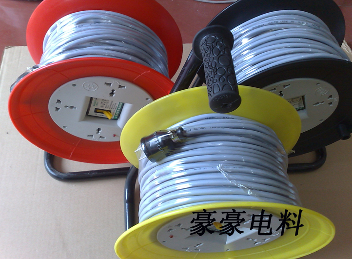 新品推荐绝缘塑料移动电缆绕线电线缠线盘2*1.25平方纯铜线手工制