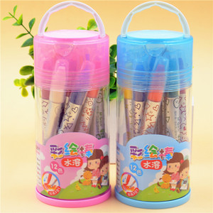 晨光桶装水溶性旋转蜡笔彩选什么牌子好 同款