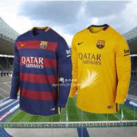 6巴萨主场第二客场婴-球服主场长袖10梅西内马