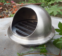 不锈钢PVC透气帽 塑料油烟机排气罩 外墙防雨