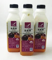 冷冻百香果汁-非浓缩 纯果肉 奶茶原料1kg台湾