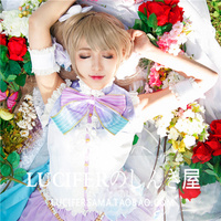 现货情人节觉醒-真希果凛花绘cosplay白色女装白玉蜗牛种苗图片